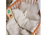 Biancheria Da Letto Per Bambini Laleni 80X80 Cm & 35X40 Cm In Cotone, Mussola In Grigio