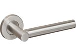 Lavuzo Grosetto Maniglie Per Porte In Acciaio Inox Su Rosone Rotondo - Per Set
