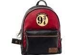 Harry Potter - Zaino, Piattaforma 9 3/4 PM11019 (Taglia Unica) (Rosso Vino/Nero)