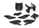 Kit Carena Nero Str8 Per Yamaha Aerox Fino 2013