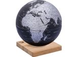 Troika G2509-BKSI/MA Troika Globus Explorer 360 Schwarz, Silberfarben, Matt