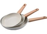 Set Di Padelle Naturalmente Antiaderenti 3 Pezzi 18, 22, 26 Cm BG-34741-CR
