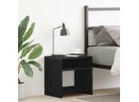 Vidaxl Comodino Nero Look Rovere 40X30X40 Cm Materiale A Base Di Legno