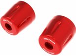 Kit Contrappesi Manubrio Isotta Rosso Per Moto Guzzi Mandello S