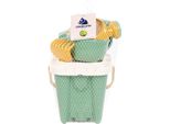 Set Di Secchielli Cavallino Castle Green, 7 Pezzi.