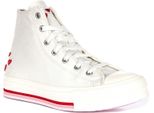 Converse All Star Lift A10716C In Bianco Rosso Per Bambini - 4.5 Uk - 37.5 Eu - 5 Us / Bianco Rosso