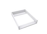 Piano Fasciatoio Regalik Per Malm Di Ikea, Piano Fasciatoio Per Cassettiere Da 48 Cm, Piano Fasciatoio Rimovibile, Pannelli Frontali Dritti, Bianco, 72Cm X 54Cm
