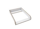 Piano Fasciatoio Regalik Per Koppang Di Ikea, Piano Fasciatoio Per Cassettiere Da 46 Cm, Piano Fasciatoio Rimovibile, Pannelli Frontali Arrotondati, Superlegno Bianco, 72Cm X 54Cm