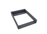 Piano Fasciatoio Regalik Per Hemnes Di Ikea, Piano Fasciatoio Per Cassettiere Da 50 Cm, Piano Fasciatoio Rimovibile, Pannelli Frontali Dritti, Grafite, 72Cm X 54Cm