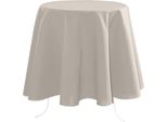 Tovaglia Antimacchia Nelson Round 180 Cm Beige Modern