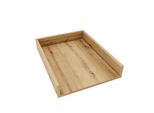 Piano Fasciatoio Universale Regalik, Piano Fasciatoio Per Cassettiere Di Qualsiasi Larghezza, Piano Fasciatoio Rimovibile, Pannelli Frontali Dritti, Rovere, 72Cm X 54Cm