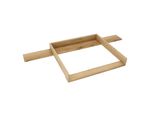 Piano Fasciatoio Regalik Con Top Per Hemnes Di Ikea, Piano Fasciatoio Per Cassettiera 50X160 Cm, Piano Fasciatoio Rimovibile, Pannelli Frontali Dritti, Rovere