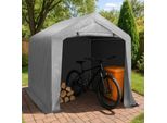 Fch 180X180X205CM Capannone Garage Tenda Carport Foglio Tenda Capannone Giardino Bicicletta Garage Stoccaggio Tenda Foglio Capannone Strumento Capannone Strumento