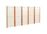 Syfax™ Divisorio A 5 Pannelli Bianco Crema 350X180 Cm