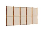 Syfax™ Divisorio A 5 Pannelli Tortora 350X180 Cm