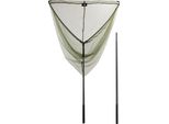 Daiwa Emblema Carp Net Rivestito In Gomma, 280 Cm, Rete Da Sbarco Per La Pesca Alla Carpa, Con Asta Per Rete Da Sbarco In Due Pezzi, 11991-280