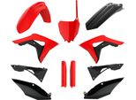 Kit 11 Carene Polisport Rosso/Nero Per Honda Crf