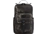 Replay Zaino Per Il Tempo Libero Zaino Con Scomparto Per Laptop Backpack Washed Black Marrone Scuro