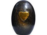 Urna A Cuore Unica - 2,5 Litri - Urna In Metallo Fatta A Mano Per Ceneri Umane E Animali - Urna Decorativa In Oro