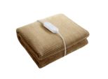 Forsmano Coperta Elettrica Riscaldante, 150×80 Cm, 9 Livelli Di Riscaldamento, Timer, Protezione Contro Il Surriscaldamento, Pile Corallo, Lavabile E Con Cinghie Angolari