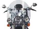 Parabrezza Medio Isotta Fumè Chiaro 585X640X6Mm Attacchi Inclusi Per Indian Springfield