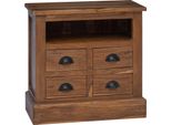Vidaxl Armadio Marrone 60 X 30 X 60 Cm In Legno Massiccio Di Teak