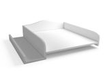 Regalik Piano Fasciatoio Per Lavatrice - Fasciatoio 60X70 Cm - Piano In Legno Laminato - Bianco - 82X72X10 Cm - Piano Fasciatoio Sicuro E Salvaspazio