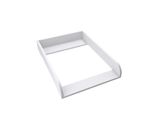 Piano Fasciatoio Regalik Per Hemnes Di Ikea, Piano Fasciatoio Per Cassettiere Da 50 Cm, Piano Fasciatoio Rimovibile, Pannelli Frontali Arrotondati, Bianco, 72Cm X 54Cm