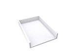 Piano Fasciatoio Regalik Universale, Piano Fasciatoio Per Cassettiere Di Qualsiasi Larghezza, Piano Fasciatoio Rimovibile, Pannelli Frontali Dritti, Bianco, 72Cm X 54Cm