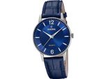 Festina Orologio Da Polso Classico Da Uomo In Pelle Blu D2UF20690/3