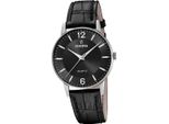 Festina Orologio Da Polso Classico Da Uomo In Pelle Nera D2UF20690/4