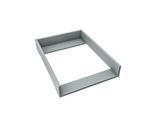 Piano Fasciatoio Regalik Per Koppang Di Ikea, Piano Fasciatoio Per Cassettiere Da 46 Cm, Piano Fasciatoio Rimovibile, Pannelli Frontali Dritti, Grigio Cenere, 72Cm X 54Cm