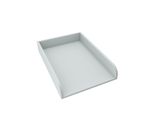 Piano Fasciatoio Regalik Universale, Piano Fasciatoio Per Cassettiere Di Qualsiasi Larghezza, Piano Fasciatoio Rimovibile, Pannelli Frontali Arrotondati, Grigio Cenere, 72Cm X 54Cm