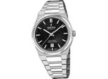 Festina Orologio Da Polso Swiss Made Da Uomo In Acciaio Inossidabile Argento D2UF20083/4