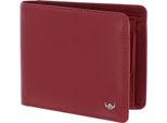Golden Head Pelle Portafoglio Polo Rfid Protect Scheintasche 1197 Rot Rosso Scuro