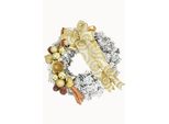 Pinus Company | Ghirlanda Angel - 25 Cm - Decorazione Natalizia Elegante - Fatta A Mano E Unica