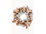Pinus Company | Corona Dell'avvento - 25 Cm - Cappuccino - Fatta A Mano - Elegante Decorazione Natalizia
