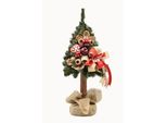 Pinus Company | Albero Di Natale 65 Cm - Etno - Fatto A Mano - Rustico E Festoso