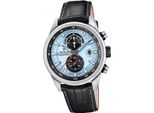Festina Orologio Da Uomo Timeless Chronograph Orologio Da Polso In Pelle Nera D2UF20695/2