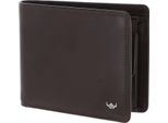 Golden Head Pelle Portafoglio Polo Rfid Protect Scheintasche Mit Rv 1395 Dunkelbraun Marrone Scuro