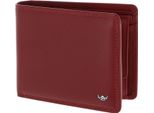 Golden Head Pelle Portafoglio Polo Rfid Protect Scheintasche 1427 Rot Rosso Scuro