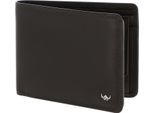 Golden Head Pelle Portafoglio Polo Rfid Protect Scheintasche 1125 Dunkelbraun Marrone Scuro