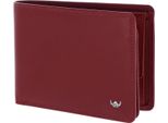 Golden Head Pelle Portafoglio Polo Rfid Protect Scheintasche 1154 Rot Rosso Scuro