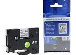 Rillstab 85513 Rillstab Schriftbandkassette, Schwarz/Weiß, 12 Mm X 8 M