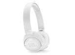 Jbl Tune 600BT Nc - Cuffie On-Ear Wireless Con Cancellazione Del Rumore - Bianco