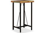 Vidaxl Set Da Bar 3 Pezzi In Legno Massiccio Antico