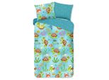 Set Di Biancheria Da Letto Per Bambini Good Morning Turtles 140X200/220 Cm Blu
