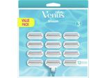 Gillette Venus Smooth Lamette Da Donna, 12 Lame Di Ricambio