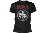 D.R.I. - Maglietta Da Uomo/Donna Unisex PH655 (S) (Nero)