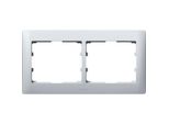 Legrand Frame 2-FOLD Soft Alu Horiz. (771302 Galea)
